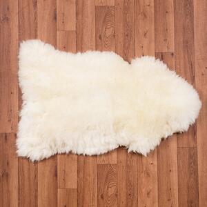 Biela ovčia kožušina - Single 100x60cm