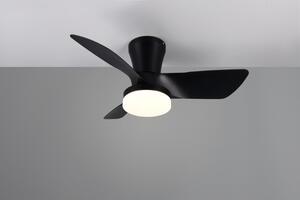 TRIO Reality R64412132 RANDERS Stropný ventilátor s osvetlením D760mm SMD LED 20W/2500lm 2700-6000K čierna, diaľkový ovládač