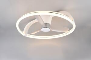 TRIO Reality R64262131 STOCKHOLM Stropné svietidlo s ventilátorom D730mm SMD LED 37W/4300lm 2700-6500K biela, diaľkový ovládač