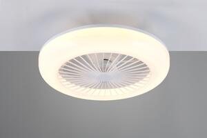 TRIO Reality R64032101 MORA Stropné svietidlo s ventilátorom D450mm SMD LED 13W/1400lm 2700-6500K biela, diaľkový ovládač