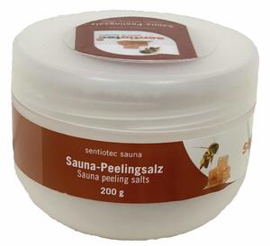 Sentiotec peelingová soľ do sauny med 200 g