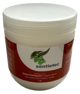 Sentiotec peelingová soľ do sauny s vôňou eukalyptu a mäty 1kg