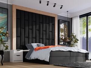 Mirjan24 Čalúnený nástenný panel Pag 80x20, Farba čalúnenia:: ekokoža Soft 011 (čierna) 5903211083624