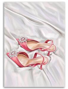Obraz na plátne Pár ružových topánok Rozmery: 40 x 60 cm