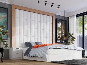Mirjan24 Čalúnený nástenný panel Pag 80x20, Farba čalúnenia:: ekokoža Soft 017 (biela) Mirjan24 5903211083631
