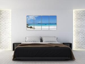 Obraz - piesočná pláž (Obraz 160x80cm)