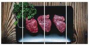 Obraz - steaky (Obraz 160x80cm)