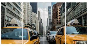 Obraz New-York - žlté taxi (Obraz 160x80cm)