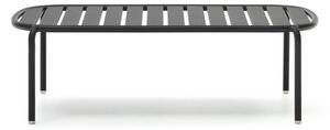 MUZZA Záhradný konferenčný stolík colnos 113 x 65 cm sivý