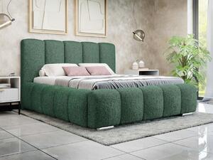 Mirjan24 Čalúnená manželská posteľ Lisko Boucle, Rozmer postele: 140x200, Farby: Abriamo 09 5903211427985