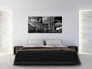 Čiernobiely obraz (Obraz 160x80cm)