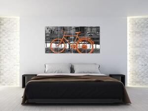 Obraz oranžového kolesá (Obraz 160x80cm)