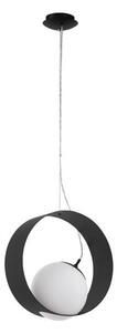 Eglo 98192 závesné stropné svietidlo Camargo 1x40W | E27 - čierna, biela
