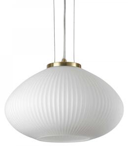 Ideal Lux 264547 závesné stropné svietidlo Plisse Sp1 1x60W | E27 - mosadz, biela