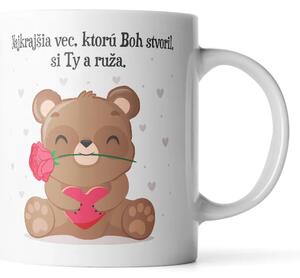 Sablio Hrnček Najkrajšia vec, ktorú Boh stvoril, si Ty a ruža - 330 ml - standard
