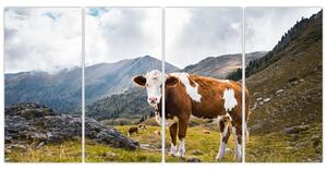 Obraz kravy na lúke (Obraz 160x80cm)