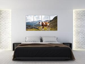 Obraz kravy na lúke (Obraz 160x80cm)