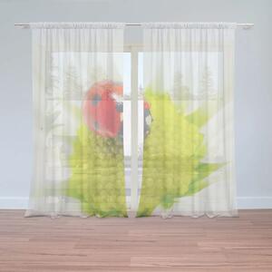 Sablio Záclony Lienka na kvete: 2ks 150x250cm