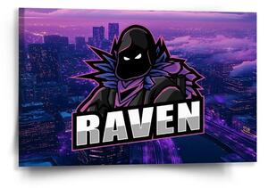 Sablio Obraz FORTNITE RAVEN Steampunk mesto - 60x40 cm