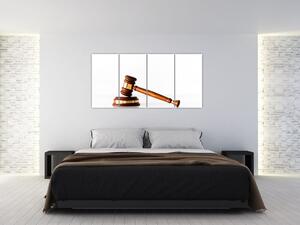 Moderný obraz - sudca, advokát (Obraz 160x80cm)