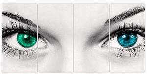 Obraz - detail zelených očí (Obraz 160x80cm)