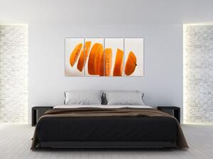 Moderný obraz - dieliky pomaranča (Obraz 160x80cm)