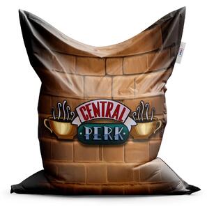 Sablio Sedací vak Seriál Priatelia CENTRAL PERK Tehly - 150x100 cm