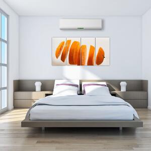 Moderný obraz - dieliky pomaranča (Obraz 160x80cm)