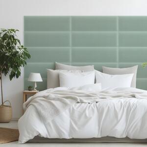 Zamatový čalúnený panel - Obdĺžnik - 60x20cm Farba: Mäta
