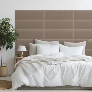 Zamatový čalúnený panel - Obdĺžnik - 60x20cm Farba: Béžová