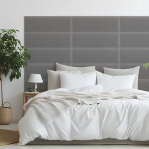 Zamatový čalúnený panel - Obdĺžnik - 60x20cm Farba: Šedá