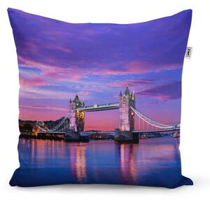 Sablio Vankúš Londýn Tower Bridge - 40x40 cm