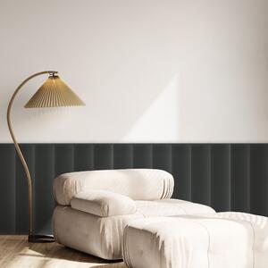 Zamatový čalúnený panel - Obdĺžnik - 60x15cm Farba: Grafit