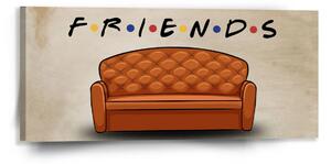 Sablio Obraz Seriál Priatelia FRIENDS Gauč - 110x50 cm