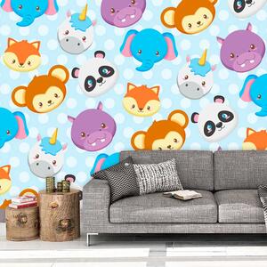 Sablio Tapeta Zoo pre deti - 125x75 cm
