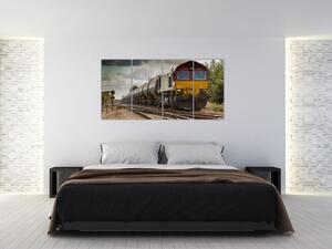 Obraz - idúci vlak (Obraz 160x80cm)
