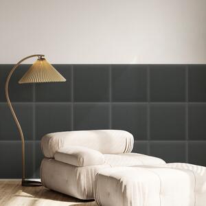 Zamatový čalúnený panel - Štvorec - 30x30cm Farba: Grafit