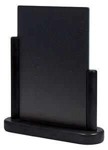 Stolová tabulka Securit ELEGANT s popisovatelným povrchom 15x21cm, lakovaný, Black
