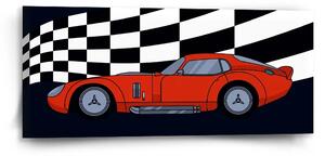 Sablio Obraz Pretekárske auto - 110x50 cm