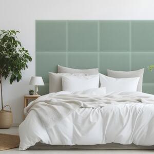 Zamatový čalúnený panel - Štvorec - 50x50cm Farba: Mäta