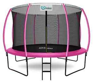 INLEA ULTIMATE Jump Trampolína 366 cm s vnútornou ochrannou sieťou - ružová