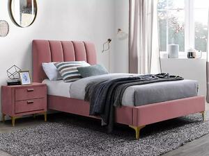 AMI nábytok Čalúnená posteľ Vision Velvet 90x200 cm barvy