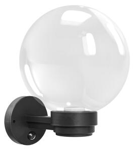 Brilagi - Vonkajšie nástenné svietidlo so senzorom HARBOR 1xE27/40W/230V IP33 antracitové/priehľadné
