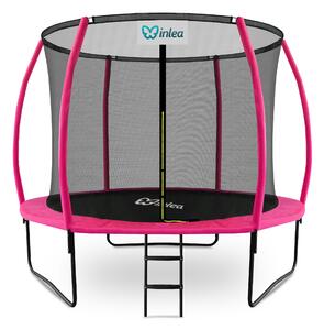 INLEA ULTIMATE Jump Trampolína 305 cm s vnútornou ochrannou sieťou - ružová