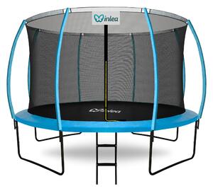 INLEA ULTIMATE Jump Trampolína 366 cm s vnútornou ochrannou sieťou - svetlomodrá