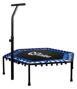 INLEA FITNESS Trampolína 130 cm s madlom - modrá