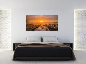 Obraz zapadajúceho slnka (Obraz 160x80cm)