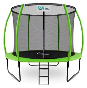 INLEA ULTIMATE Jump Trampolína 305 cm s vnútornou ochrannou sieťou - svetlozelená