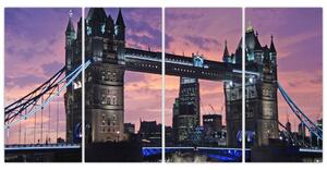 Obraz s Tower Bridge (Obraz 160x80cm)