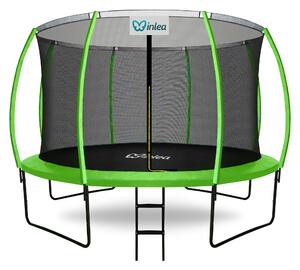 INLEA ULTIMATE Jump Trampolína 366 cm s vnútornou ochrannou sieťou - svetlozelená